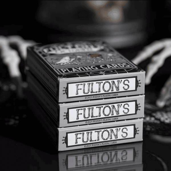 Fultons October Tombstone Grey Playing Cards by Fulton - Image 3
