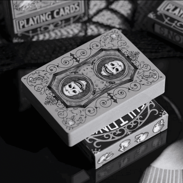 Fultons October Tombstone Grey Playing Cards by Fulton - Image 2