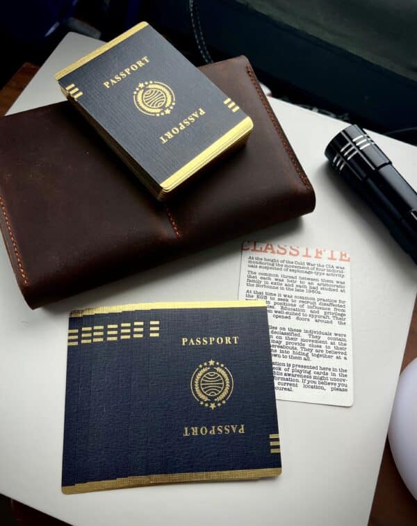 Passport Playing Cards and Puzzle by Sinecure