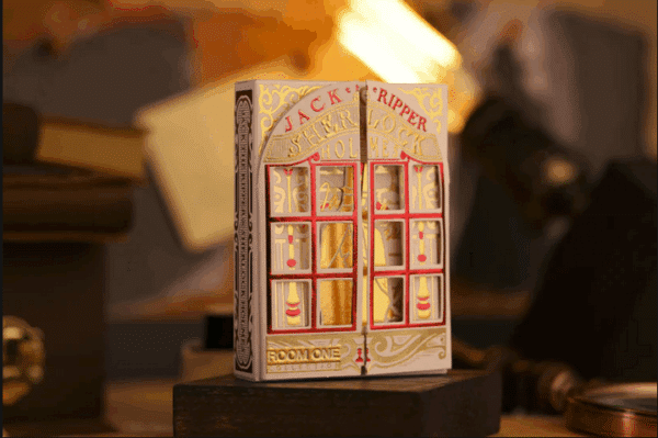 Jack the Ripper & Sherlock Holmes Playing Cards | Castling Edition by Room One
