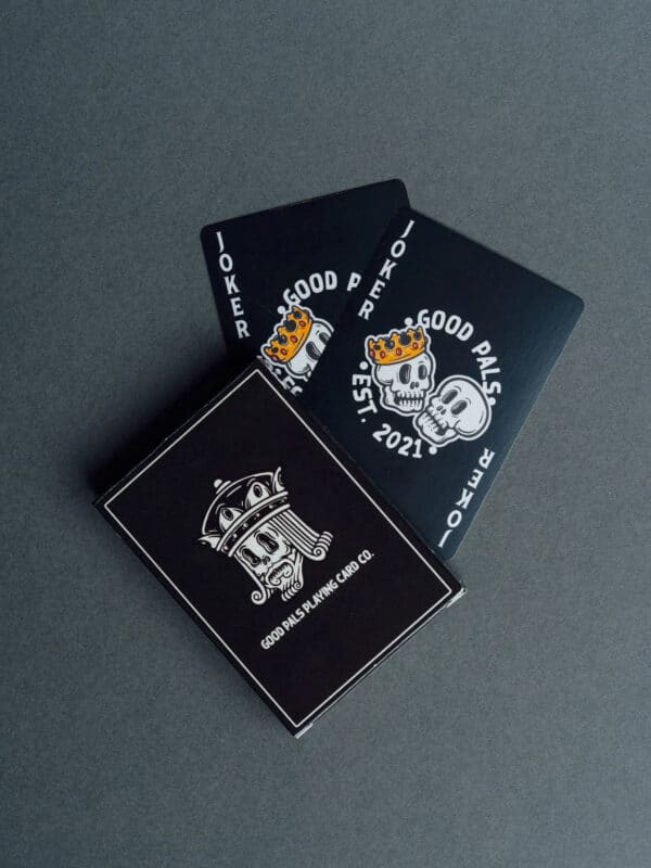 Good Pals King Logo Playing Cards (Black) by Good Pals - Image 11