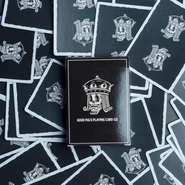 Good Pals King Logo Playing Cards (Black) by Good Pals - Image 8