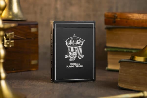 Good Pals King Logo Playing Cards (Black) by Good Pals