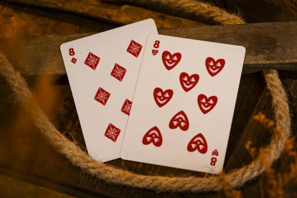 Halloween Tales Playing Cards (V2 GILDED Theatre Edition -Red) by Good Pals - Image 6