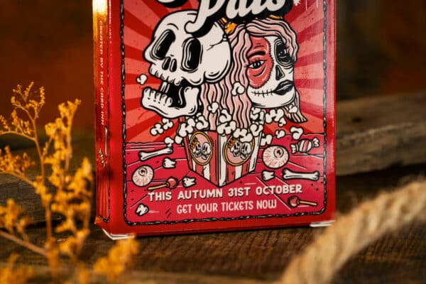 Halloween Tales Playing Cards (V2 GILDED Theatre Edition -Red) by Good Pals - Image 2