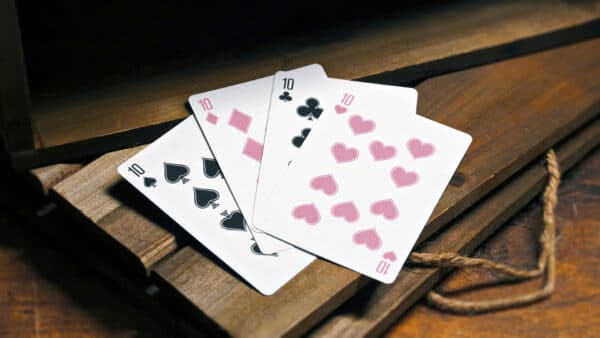 GILDED Holographic Chancers V5 Pink Playing Cards by Good Pals - Image 7