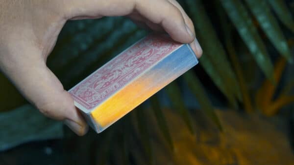 GILDED Holographic Chancers V5 Pink Playing Cards by Good Pals