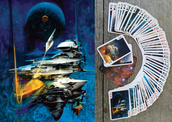 Science Fiction Sci-Fi SiFi Star Wars Art Playing Cards by John Conrad Berkey