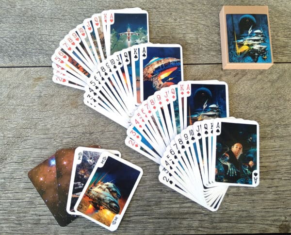 Science Fiction Sci-Fi SiFi Star Wars Art Playing Cards by John Conrad Berkey - Image 4