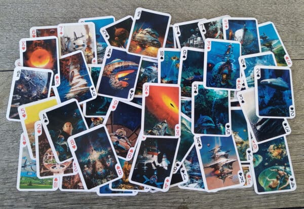 Science Fiction Sci-Fi SiFi Star Wars Art Playing Cards by John Conrad Berkey - Image 3