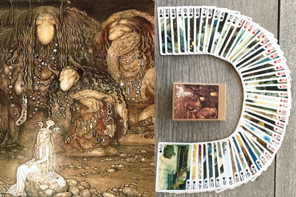Swedish Fairy Tale anthology Gnomes & Trolls Playing Cards by John Bauer