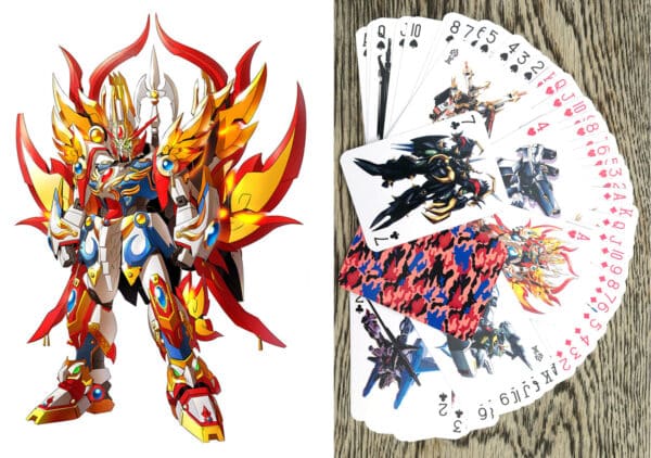 Gundam Battle MECH Robots Japan Manga Anime Character Art Playing Cards