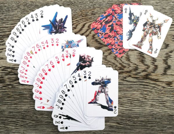 Gundam Battle MECH Robots Japan Manga Anime Character Art Playing Cards - Image 3