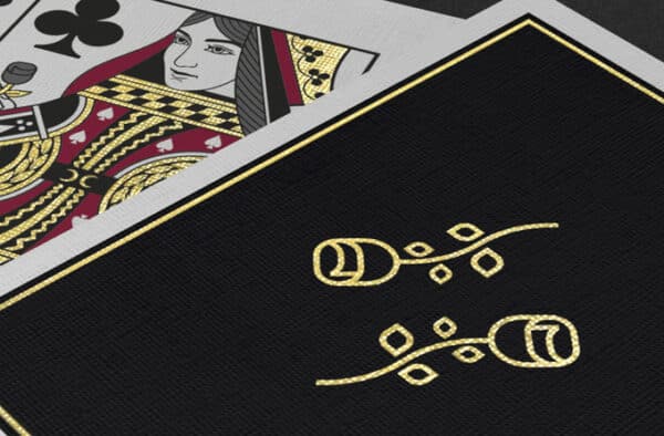 Gold Foil Black Roses Casino Playing Cards by Daniel Schneider - Image 7