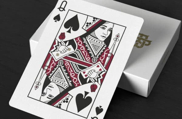 Black Roses Monogram Playing Cards by Daniel Schneider - Image 3