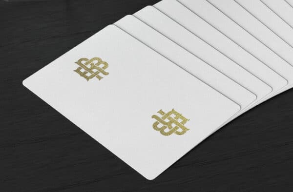 Black Roses Monogram Playing Cards by Daniel Schneider - Image 2