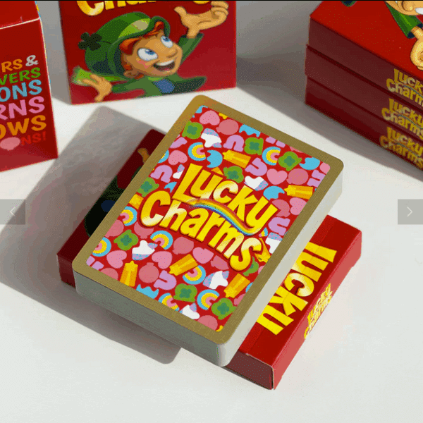 Lucky Charms Gold Foil Playing Cards by Fulton - Image 2