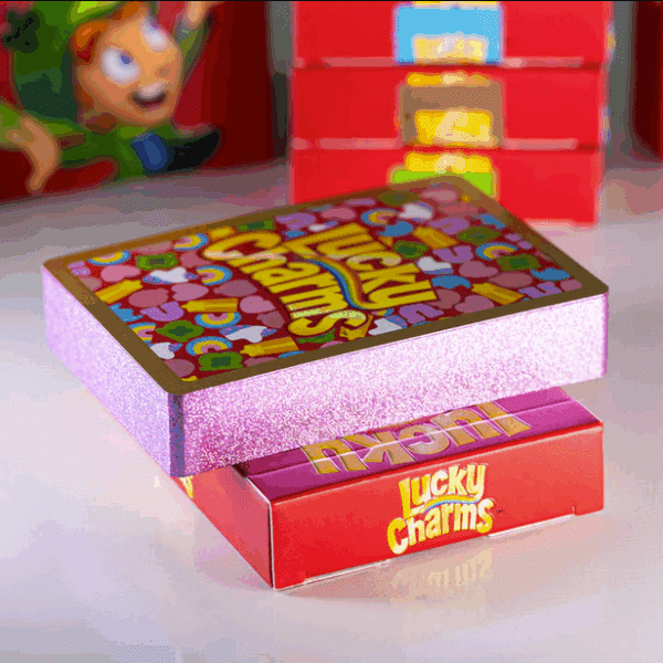 Lucky Charms Limited Gilded Playing Cards- Marshmallow Pink by Fulton