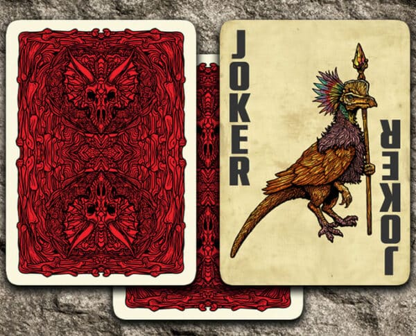 Fossil (Dinosaurs T-Rex, triceratops, +) Playing Cards by Emmanuel Valtierra - Image 6