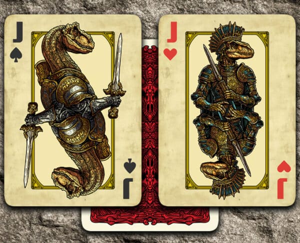 Fossil (Dinosaurs T-Rex, triceratops, +) Playing Cards by Emmanuel Valtierra - Image 5