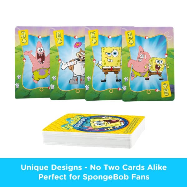 SpongeBob SquarePants Square Pants Playing Cards by Aquarius - Image 3