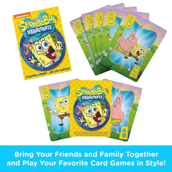 SpongeBob SquarePants Square Pants Playing Cards by Aquarius - Image 2