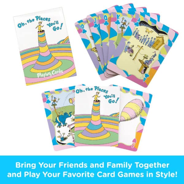 Oh, The Places You’ll Go! Dr. Seuss Playing Cards by AQUARIUS - Image 2