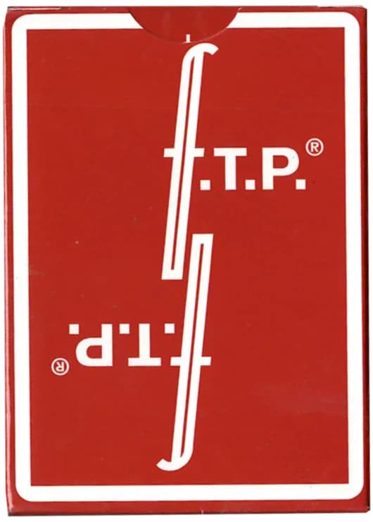 Fontaine FTP Red Shooting Sports ammo Playing Cards | X