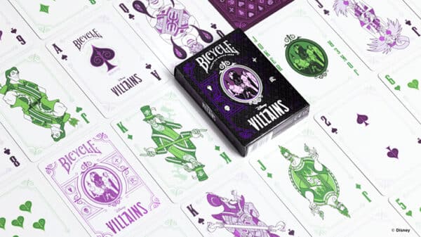 Bicycle Disney Villains (Purple) Playing Cards by USPCC - Image 2