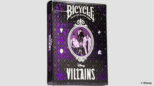 Bicycle Disney Villains (Purple) Playing Cards by USPCC