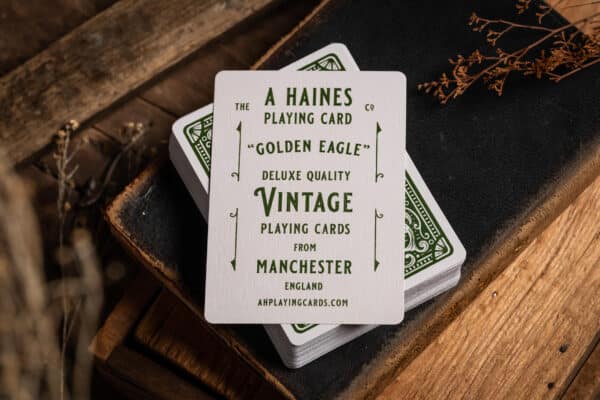 GOLDEN EAGLE No. 7 VINTAGE PLAYING CARDS (NUMBERED - STANDARD) by A Haines - Image 15