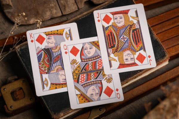 GILDED GOLDEN EAGLE No. 7 VINTAGE PLAYING CARDS (NUMBERED) by A Haines - Image 9