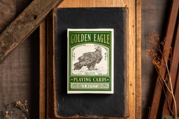 GOLDEN EAGLE No. 7 VINTAGE PLAYING CARDS (NUMBERED - STANDARD) by A Haines - Image 3