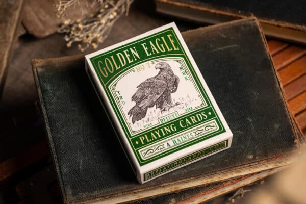 GOLDEN EAGLE No. 7 VINTAGE PLAYING CARDS (NUMBERED - STANDARD) by A Haines