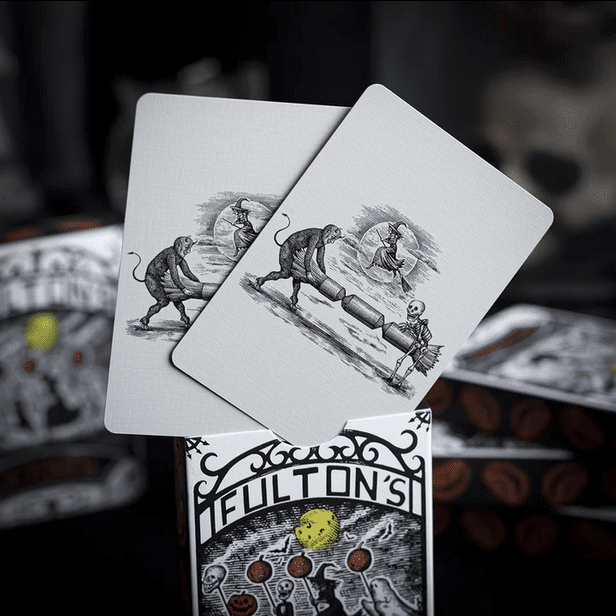 OCTOBER V2 PLAYING CARDS LIMITED GILDED EDITION- Orange by