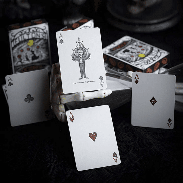 OCTOBER V2 PLAYING CARDS LIMITED GILDED EDITION- Black by