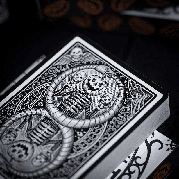OCTOBER V2 PLAYING CARDS LIMITED GILDED EDITION- Black by