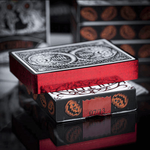 October V2 Playing Cards Limited Gilded Edition- Red by Fulton