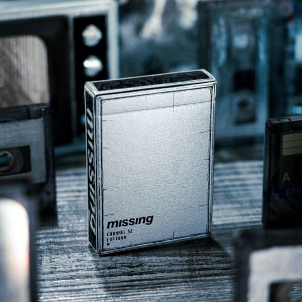 MISSING CHANNEL 52 PLAYING CARDS by Missing New York