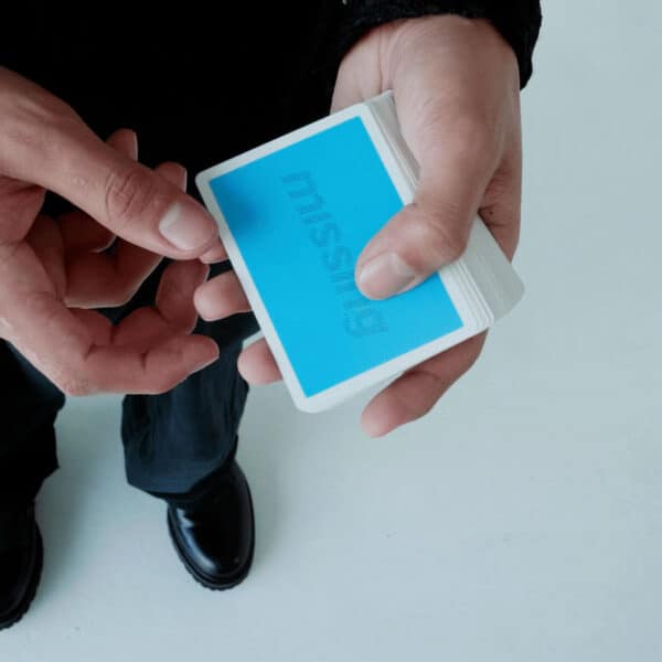 Beam Playing Cards- Blue by Missing New York - Image 3