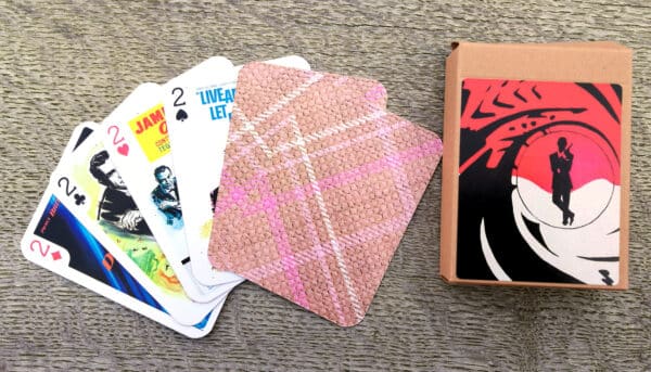 James Bond 007 Roger Moore Sean Connery Vintage Movie Poster Art Playing Cards