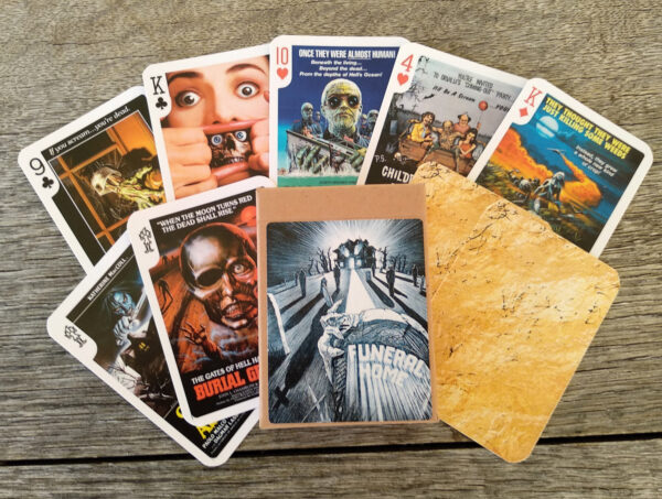 1960s-90s Zombie Undead Living Dead Creeps B-Movie Poster Art Playing Cards - Image 3