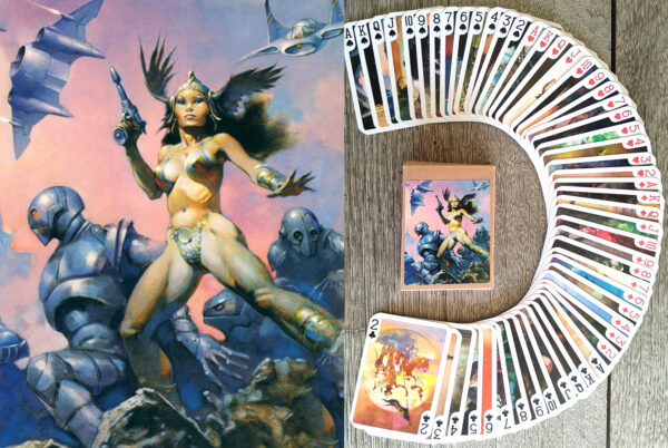 Frank Frazetta Alien Science Fiction Swords & Sorcery D&D Art Playing Cards