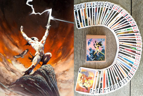 Frank Frazetta Alien Science Fiction Swords & Sorcery D&D Art Playing Cards - Image 5