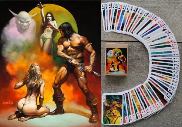 Boris Vallejo Conan the Barbarian Sorceress Fantasy Erotica Pin-up Playing Cards
