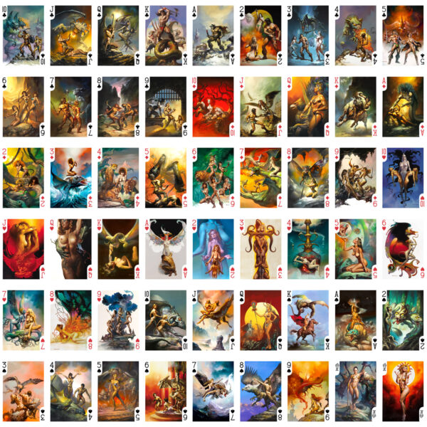 Boris Vallejo Conan the Barbarian Sorceress Fantasy Erotica Pin-up Playing Cards - Image 5