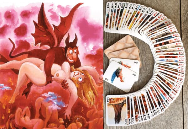 Vintage Eldon Dediny Playboy Magazine Cartoon Pin-Up Artist Playing Cards