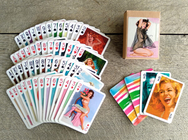 1950s Classic Vintage Arthur Sarnoff Pin-Up Art Playing Cards - Image 4