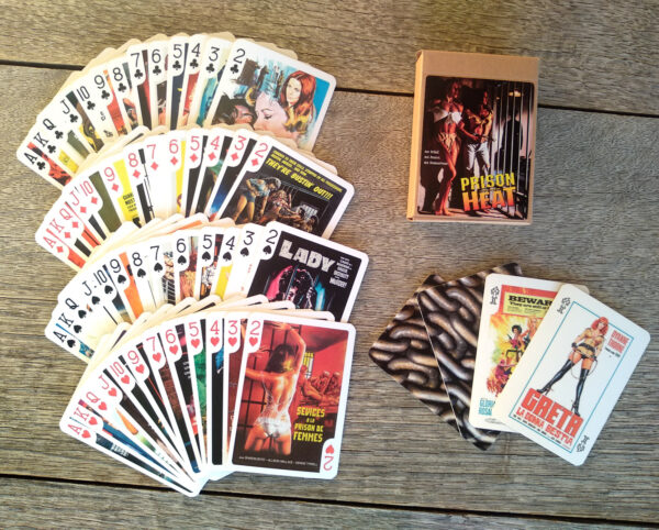 Women in Prison Exploitation B Movie 1990s Poster Art Playing Cards - Image 4