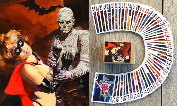 Vintage Pulp Sexy Scared Horror Pin-Up art Playing Cards Alexander Biffignandi